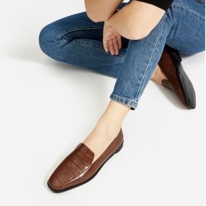 Everlane Italian leather brown loafer 90’s Sz 9